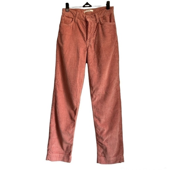 GRLFRND Helena High-Rise Clean Crop Corduroy Jean in Last Rose size 23 - Picture 8 of 9